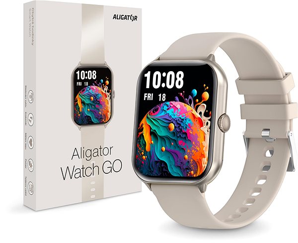 Smartwatch Alligator Watch GO, Sternensilber ...
