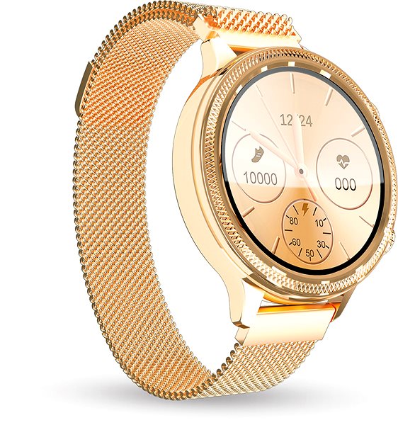 Smart Watch Alligator Watch Lady (M3), Gold Lateral view