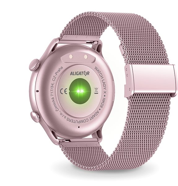 Smart hodinky Aligator Watch Lady X (NK28), ružové ...