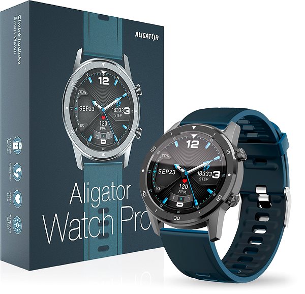 Smart Watch Aligator Watch PRO (Y80), Grey Packaging/box