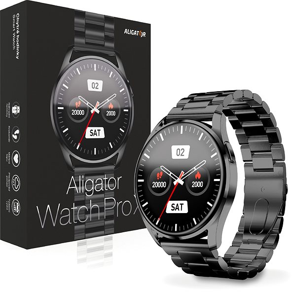 Okosóra Aligator Watch Pro X (Y32) fekete ...