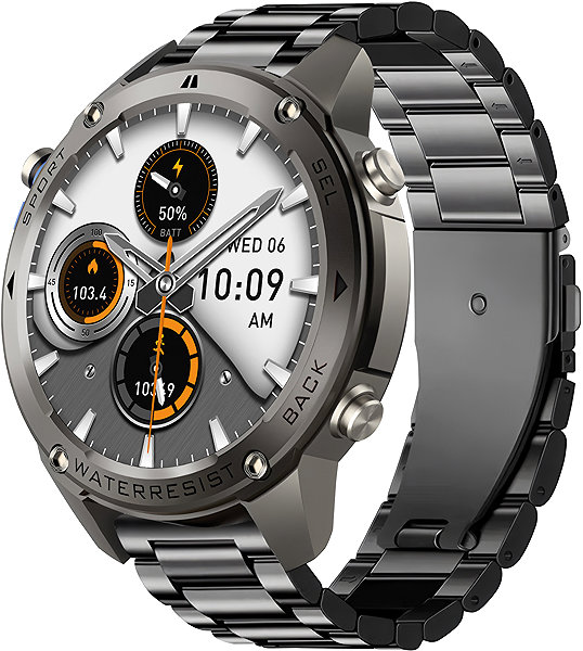 Smart Watch Alligator Watch GPS, black ...