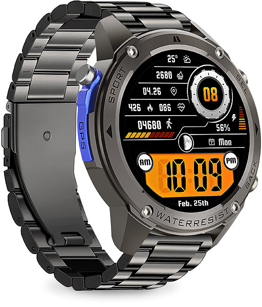 Smart Watch Alligator Watch GPS, black ...