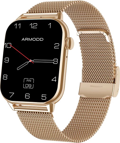Smart Watch ARMODD Prime rose gold, metal + silicone strap ...