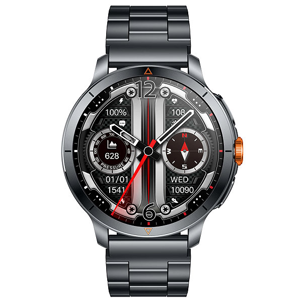 Smart Watch ARMODD Silentwatch 8 Pro GPS black with metal + silicone strap ...
