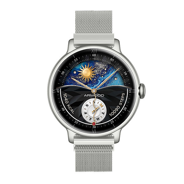 Smart Watch ARMODD Candywatch 5 GPS silver with metal strap ...