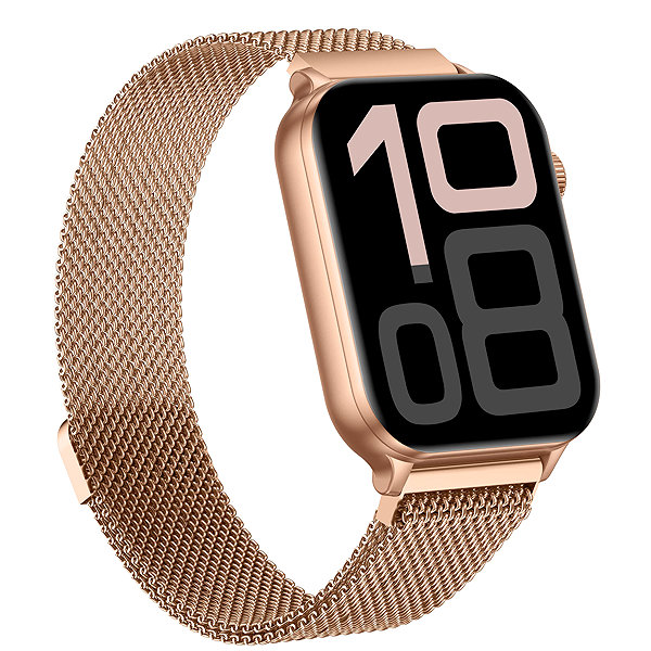 Smart Watch ARMODD Prime 3 GPS rose gold with metal + silicone strap ...