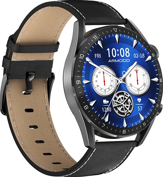 Smart Watch ARMODD Silentwatch 5 Pro black/leather ...