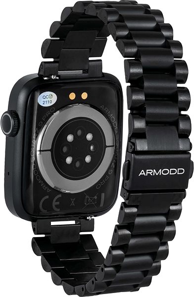 Smart Watch ARMODD Squarz 9 Pro, Black with Metal Strap + Silicone Strap Back page