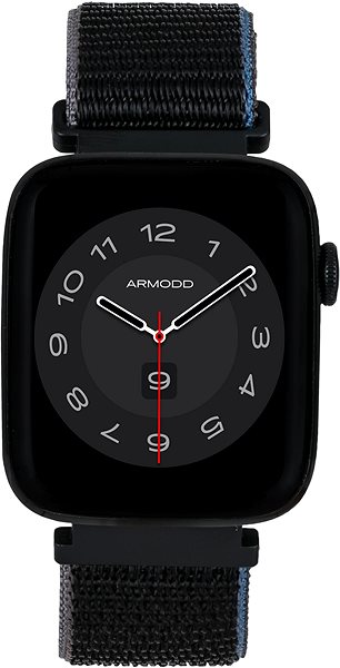 Smart Watch ARMODD Squarz 9 Pro, Black with Nylon Strap + Silicone Strap Screen