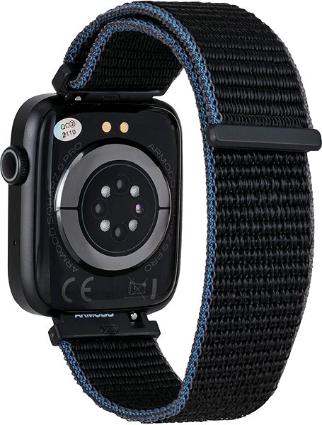 Smart Watch ARMODD Squarz 9 Pro, Black with Nylon Strap + Silicone Strap Back page