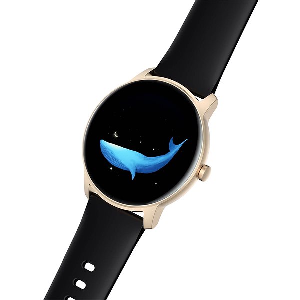 Smart Watch ARMODD Roundz 3, Gold Lateral view