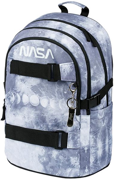 Školský batoh Baagl Školský batoh Skate NASA Grey.