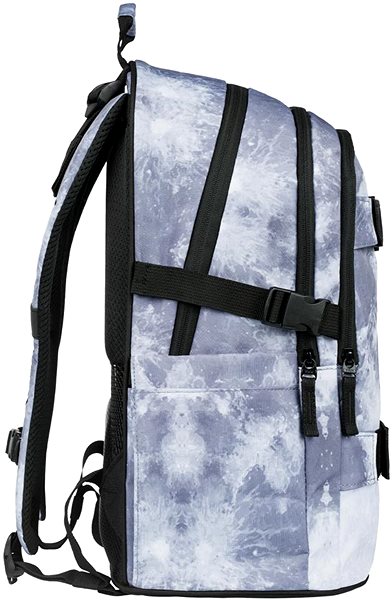 Školský batoh Baagl Školský batoh Skate NASA Grey.