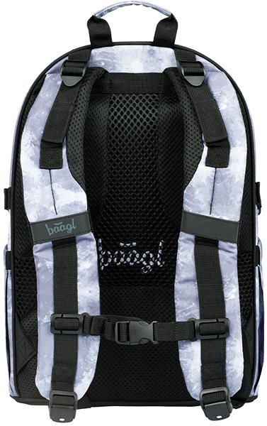 Školský batoh Baagl Školský batoh Skate NASA Grey.