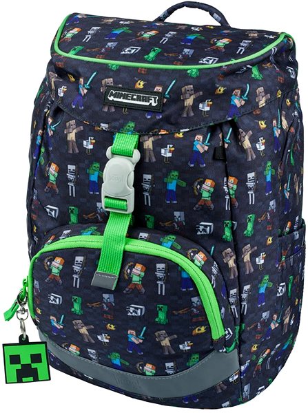 School Backpack BAAGL School Backpack Airy Minecraft .