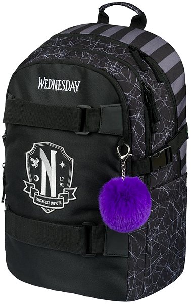 BAAGL School Backpack Skate Wednesday Nevermore.
