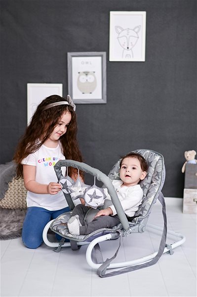 Baby Rocker Lorelli rocking chair Eliza beige balloon ...