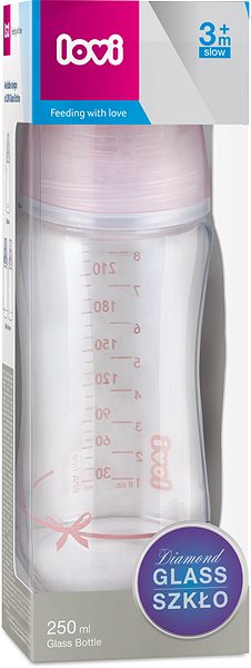 Dojčenská fľaša LOVI Baby Shower 250 ml dievča Obal/škatuľka