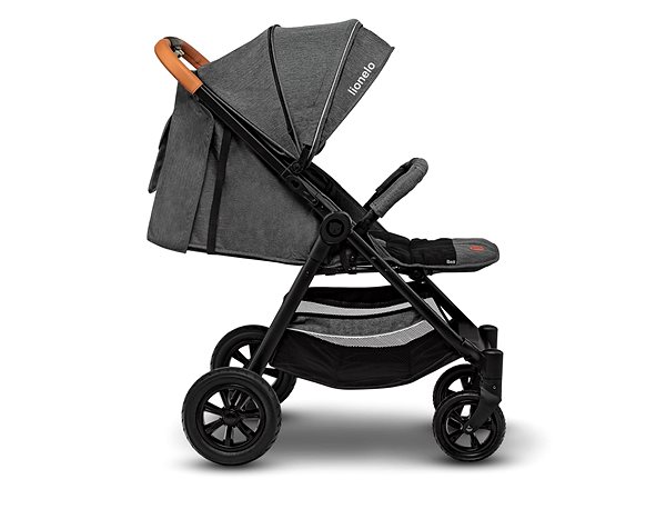 Baby Buggy LIONELO BELL Graphite Lateral view