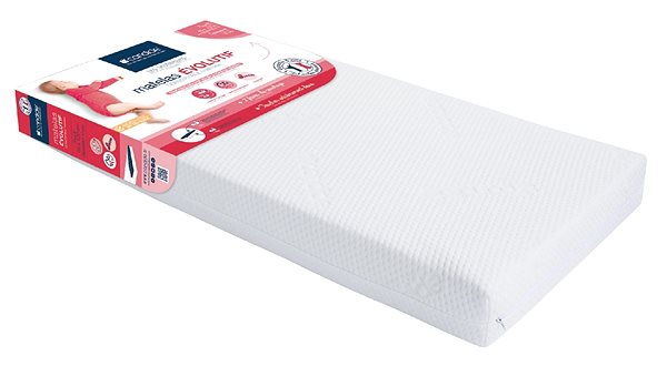 Mattress CANDIDE Evolutif Probiotic Mattress 70×140×12cm Lateral view