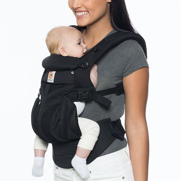 Babahordozó Ergobaby Omni 360 Cool Air Mesh - Onyx Black ...
