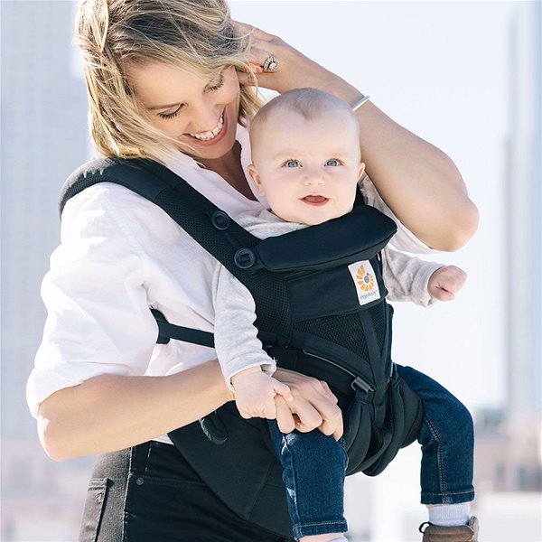 Babahordozó Ergobaby Omni 360 Cool Air Mesh - Onyx Black ...
