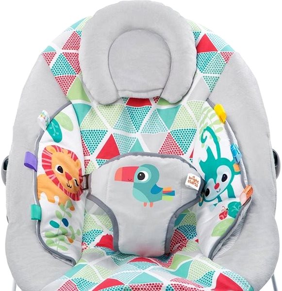 Baby Rocker Bright Starts Vibrant Lounger with the Melody of Toucan Tango 2019 Features/technology