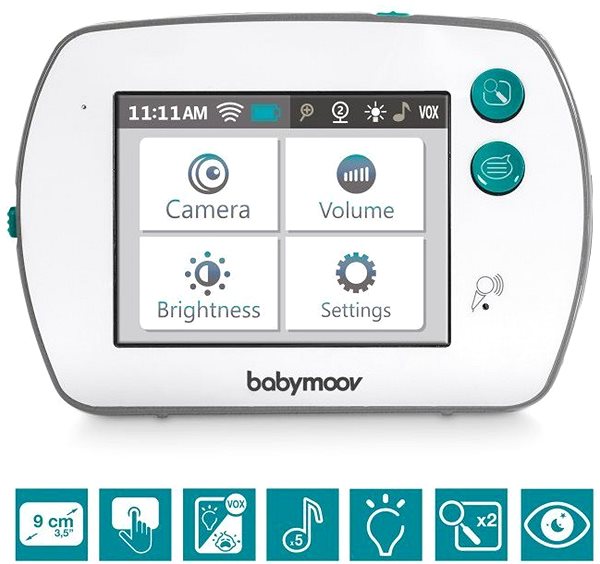 Baby Monitor BABYMOOV YOO-Feel Features/technology