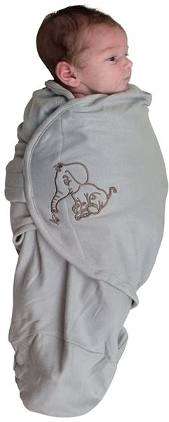 Pólya Bo Jungle B–Wrap Small (3,2–6,4 kg) Elefánt ...