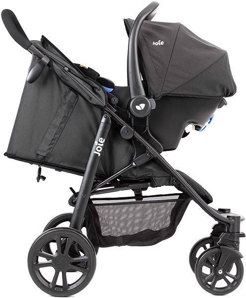 Baby Buggy JOIE Litetrax E Coal Lateral view