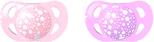 Cumi TWISTSHAKE Cumi mini 0–6m 2 db Pasztell rózsaszín és lila Képernyő