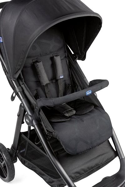 Baby Buggy CHICCO Multiride Sports Stroller - Jet Black Lateral view