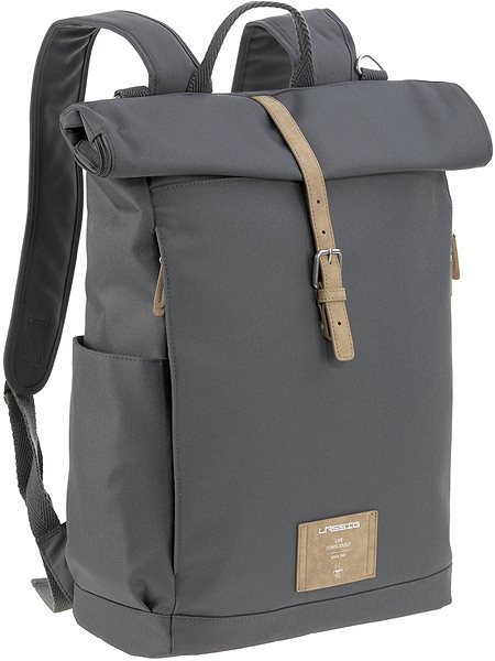 Batoh Lässig  Green Label Rolltop Backpack anthracite ...