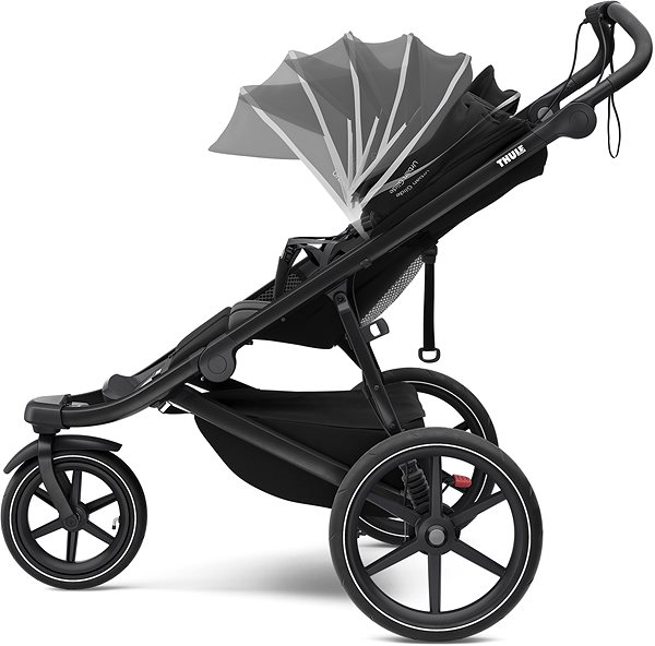 Baby Buggy THULE URBAN GLIDE 2 2021 Black on Black SINGLE Lateral view