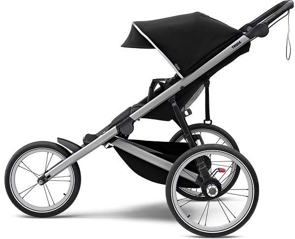 Baby Buggy THULE GLIDE II JET 2021 Black SINGLE Lateral view