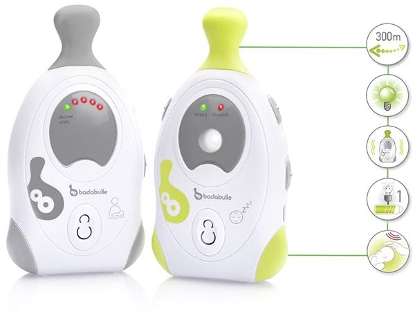 Baby Monitor BADABULLE Baby Online 300 m + Features/technology