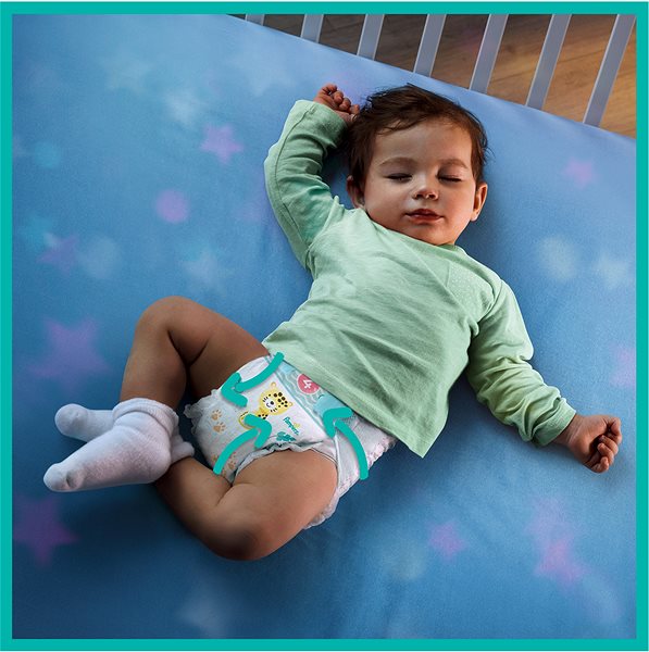 Eldobható pelenka PAMPERS Active Baby 4-es méret, Monthly Pack 180 db Jellemzők/technológia