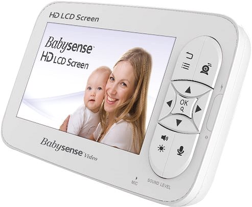 Bébiőr BABYSENSE Video Baby Monitor V65 Oldalnézet