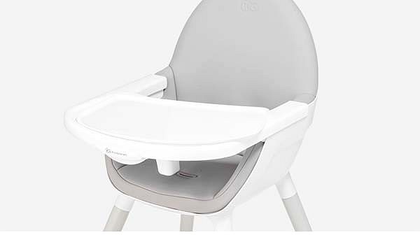 Stolička na kŕmenie KINDERKRAFT Jedálenská stolička FINI grey/white Vlastnosti/technológia