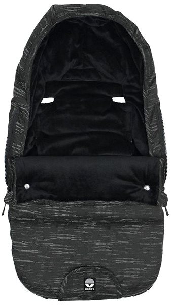 Fusak do autosedačky Dooky Footmuff DeLuxe Matrix Reflective, vel. S ...