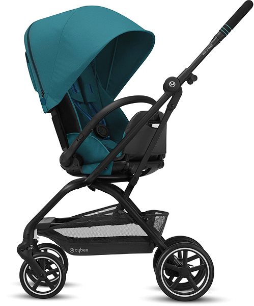 Baby Buggy Cybex Eezy S Twist + 2 BLK River Blue 2021 Lateral view