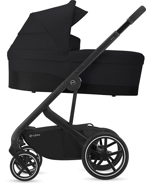 Baby Buggy Cybex Balios S Lux BLK Deep Black 2021 Lateral view