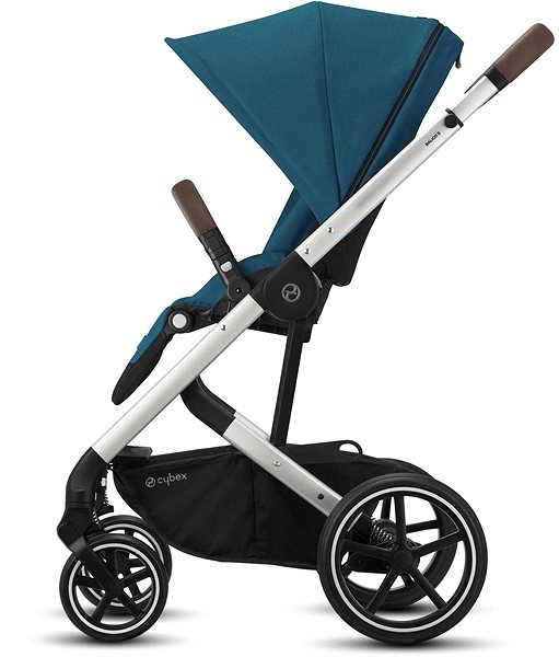 Baby Buggy Cybex Balios S Lux SLV River Blue 2021 Lateral view