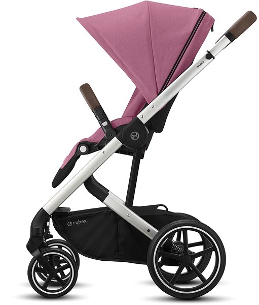 Baby Buggy Cybex Balios S Lux SLV Magnolia Pink 2021 Lateral view