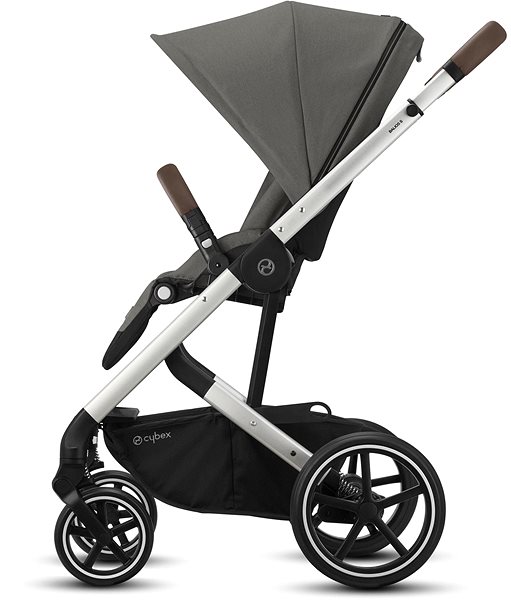 Baby Buggy Cybex Balios S Lux SLV Soho Gray 2021 Lateral view