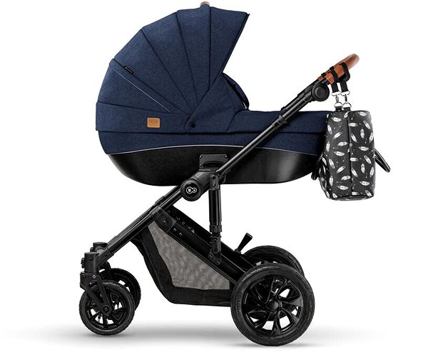 Baby Buggy KINDERKRAFT Stroller combined Prime 3in1 Deep Navy 2020 Lateral view