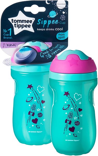 Thermal Mug Tommee Tippee Sippee Cup non-leaking thermo mug 12 m + Pink, 260 ml Screen