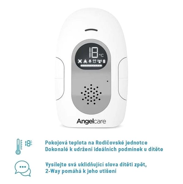 Baby Monitor ANGELCARE AC127 Breathing Monitor and Electronic Audio Baby Monitor Features/technology