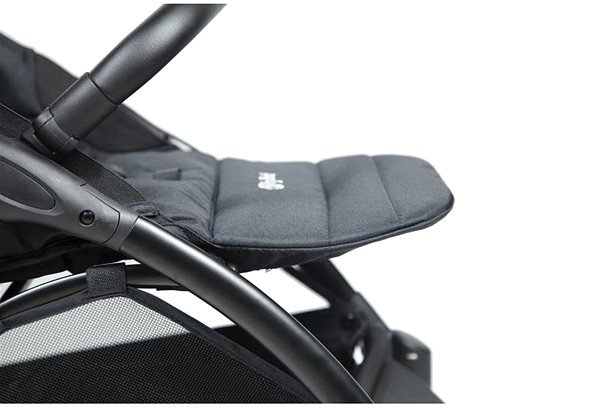 Baby Buggy BabyStyle Hybrid Ezyfold Rose Gold frame and kennel Jet Black ...